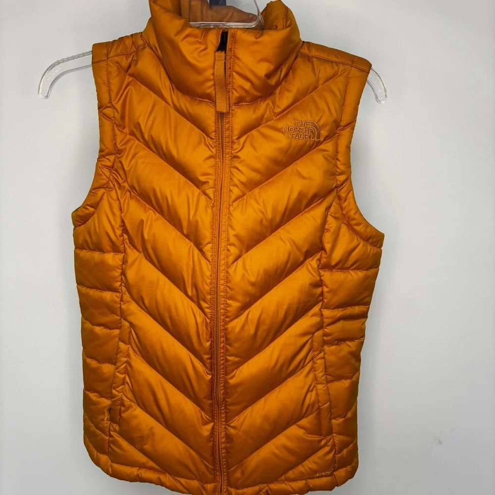 The North Face Women's Vibrant Orange Puffer‎ Vest Women’s Small